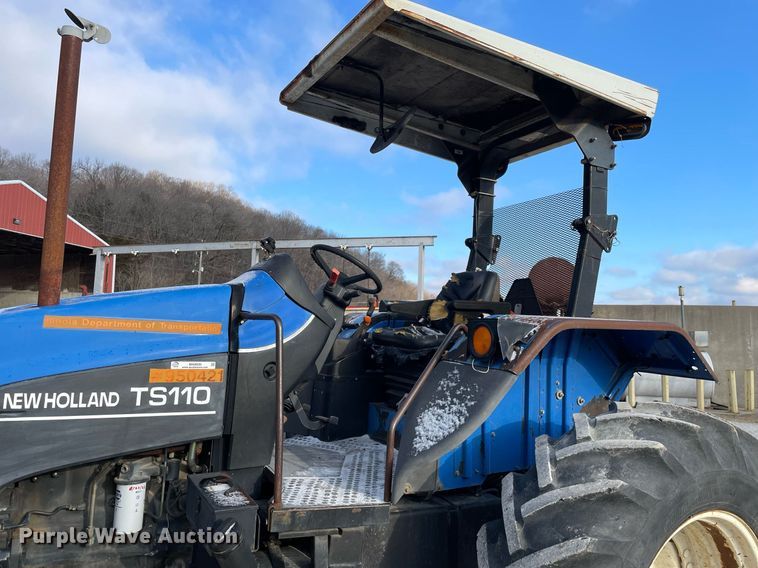 image for item MA9930 New Holland TS110  MFWD tractor