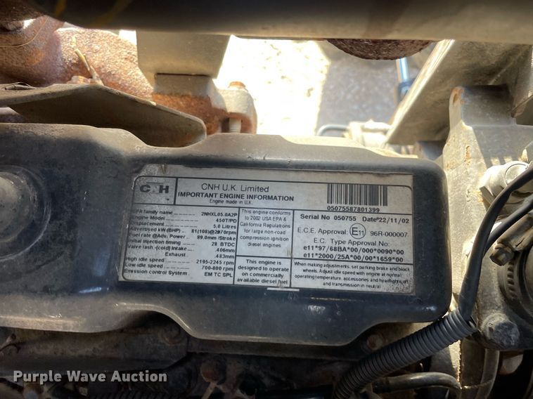 image for item MA9930 New Holland TS110  MFWD tractor