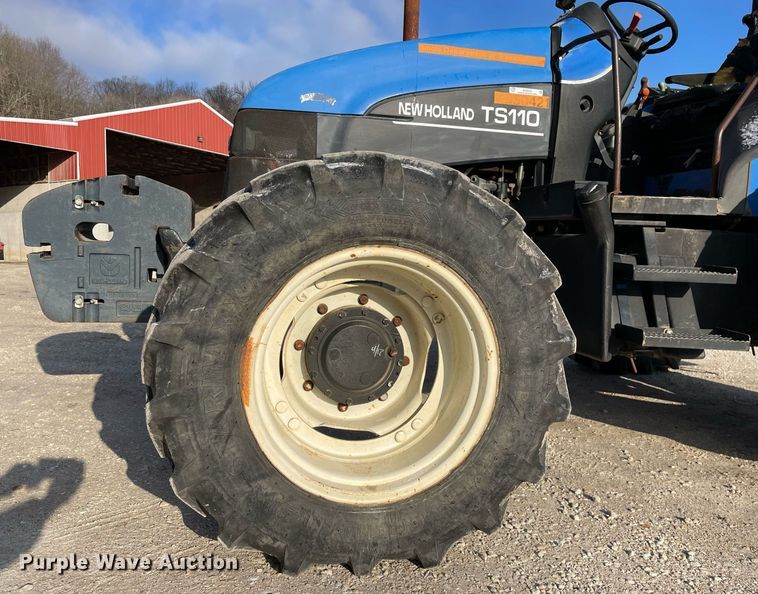 image for item MA9930 New Holland TS110  MFWD tractor