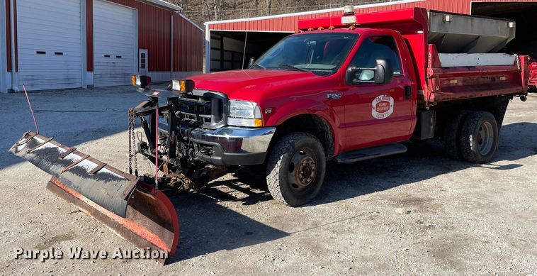 image for item MA9932 2004 Ford F550 Super Duty XL  dump truck