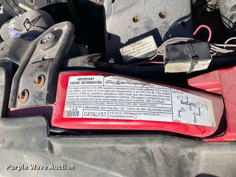 image for item MA9932 2004 Ford F550 Super Duty XL  dump truck