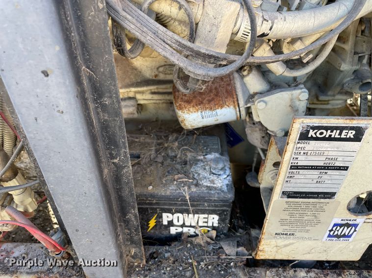 image for item MA9939 Kohler 10RY62  generator