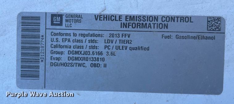 image for item MA9953 2013 Chevrolet Impala