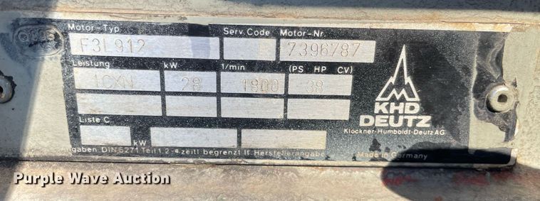 image for item MA9959 1990 US Military 15KW-CTMGSA  generator