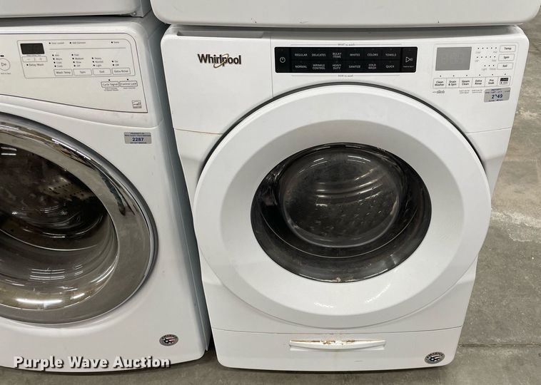 image for item MA9981 (2) Whirlpool washer and dryer sets