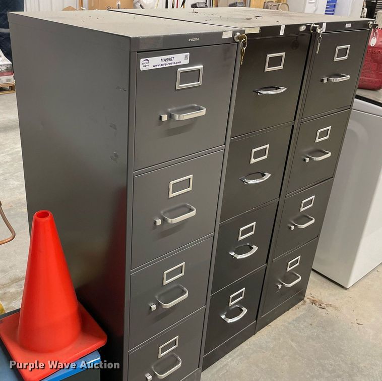 image for item MA9987 (3) file cabinets