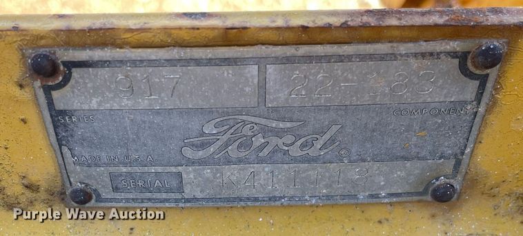 image for item MB9001 Ford 917  flail mower