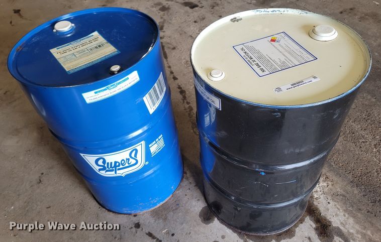 image for item MB9802 (2) 55 gallon oil drums