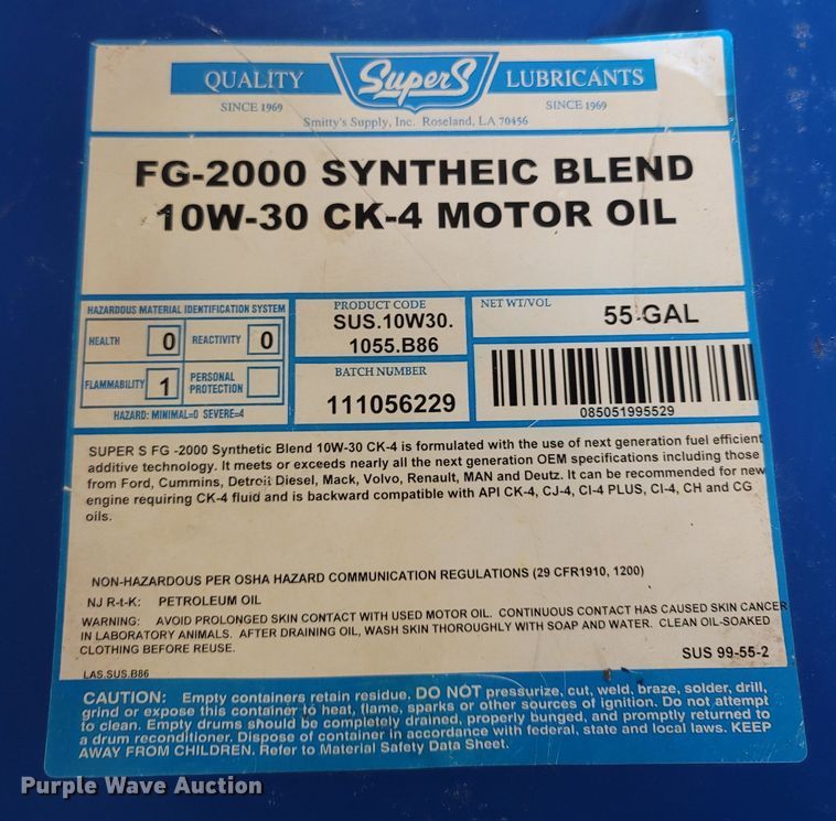 image for item MB9802 (2) 55 gallon oil drums