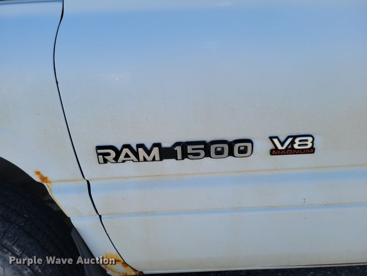 image for item MC9554 2001 Dodge Ram 1500  pickup truck