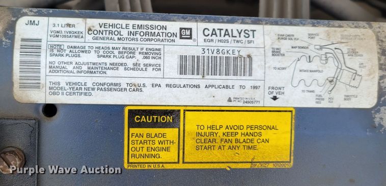 image for item MC9557 1997 Chevrolet Lumina