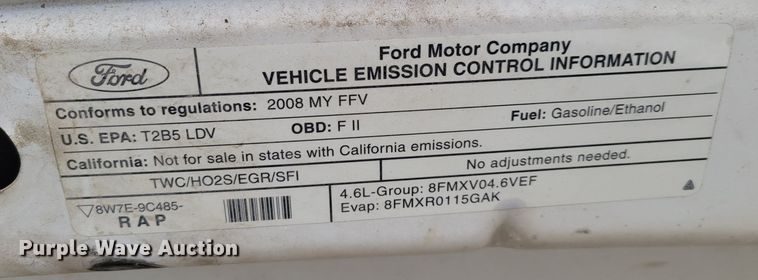 image for item MC9558 2008 Ford Crown Victoria