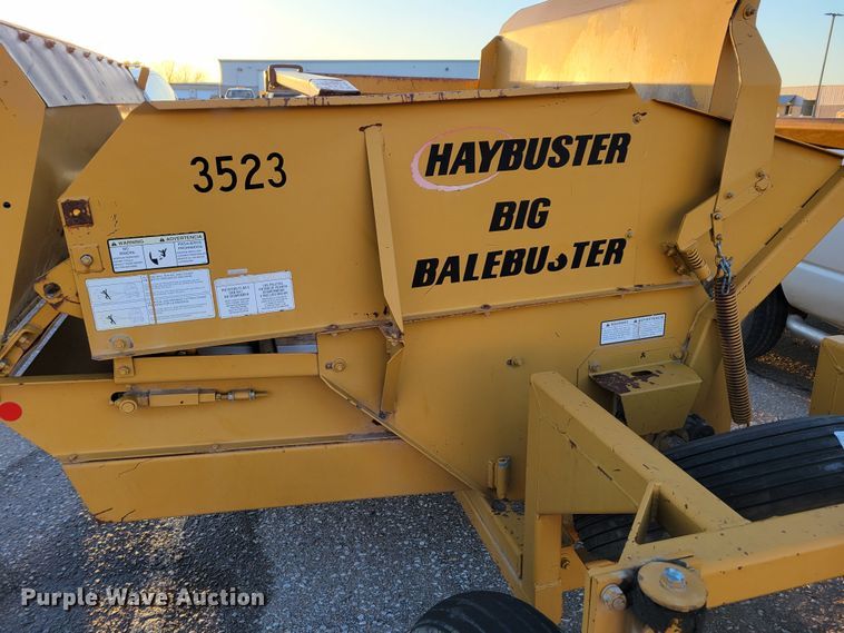 image for item MC9564 Duratech HayBuster 256  bale processor