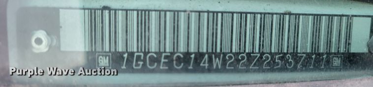 image for item MC9566 2002 Chevrolet Silverado 1500  pickup truck