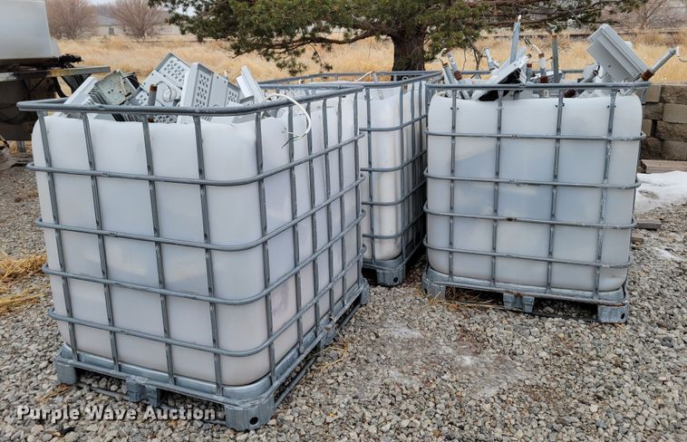 image for item MC9590 (3) totes of exterior light fixtures