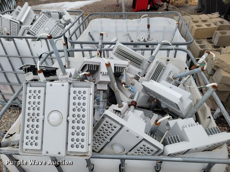 image for item MC9590 (3) totes of exterior light fixtures