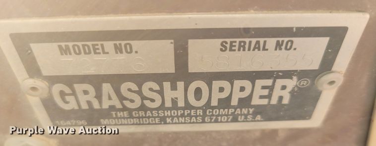 image for item MC9591 Grasshopper 727T6  ZTR lawn mower