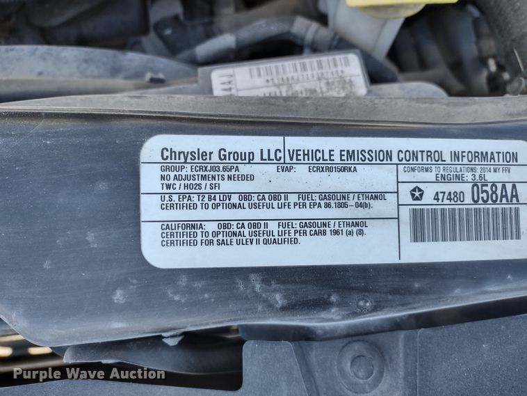 image for item MD9316 2014 Dodge Grand Caravan  van