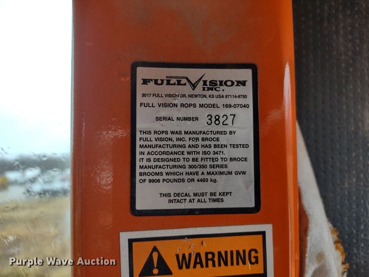 image for item MD9331 2012 Broce KR350  broom