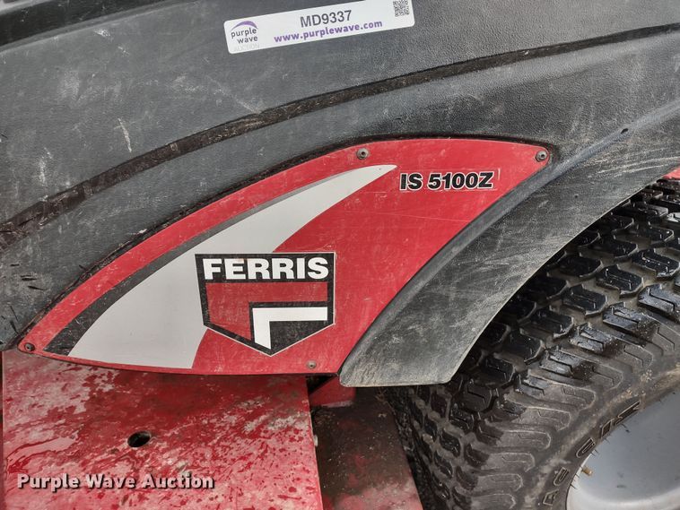 image for item MD9337 2014 Ferris IS5100Z  ZTR lawn mower