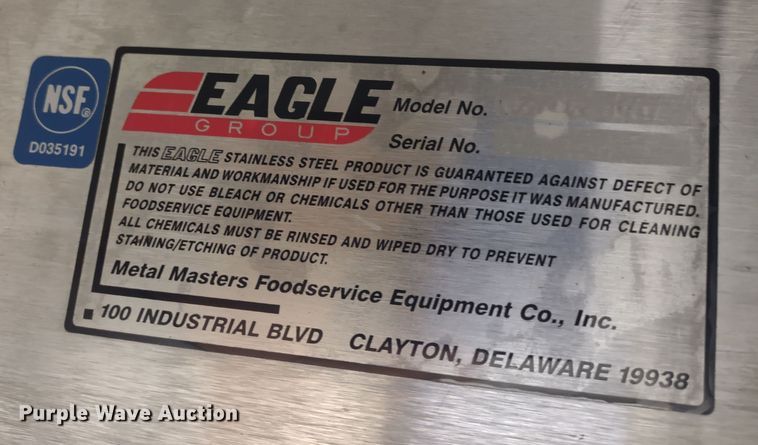 image for item MD9346 (11) Eagle stainless steel shelves
