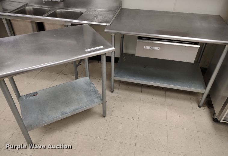 image for item MD9347 (2) Eagle stainless steel counters