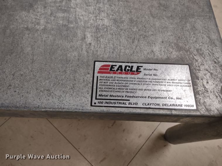 image for item MD9347 (2) Eagle stainless steel counters