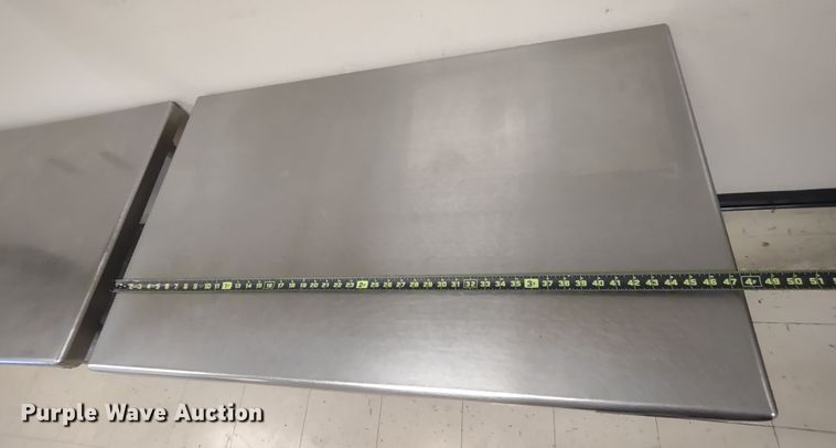 image for item MD9349 (2) stainless steel tables