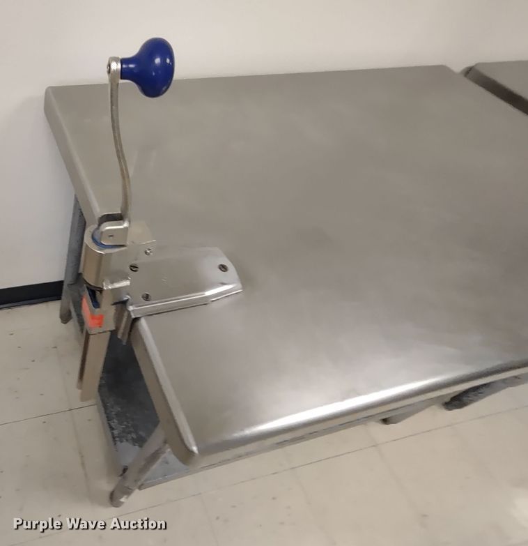 image for item MD9349 (2) stainless steel tables