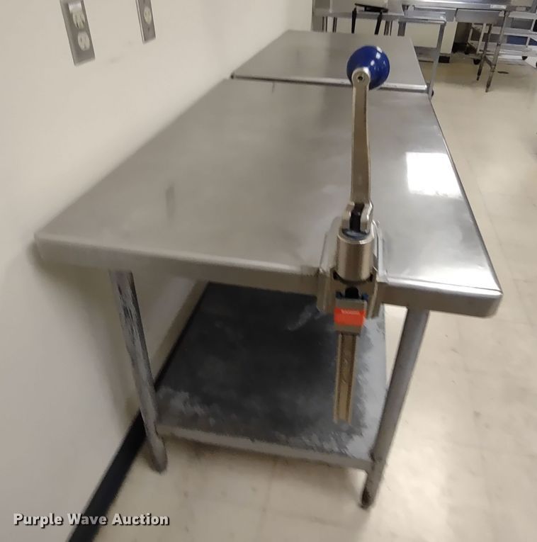 image for item MD9349 (2) stainless steel tables