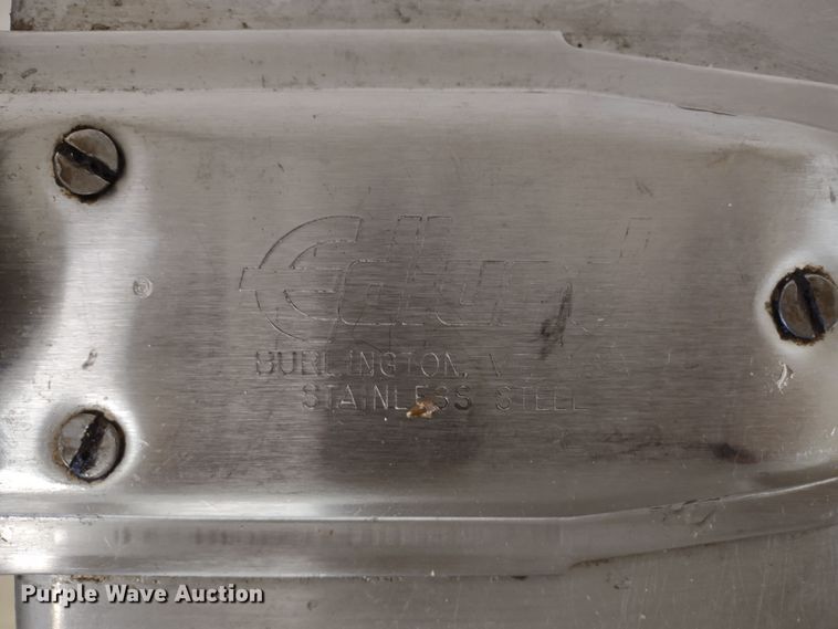 image for item MD9349 (2) stainless steel tables