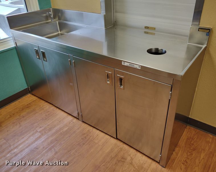 image for item MD9353 Russco  stainless steel cabinet