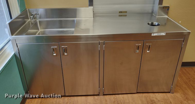 image for item MD9353 Russco  stainless steel cabinet