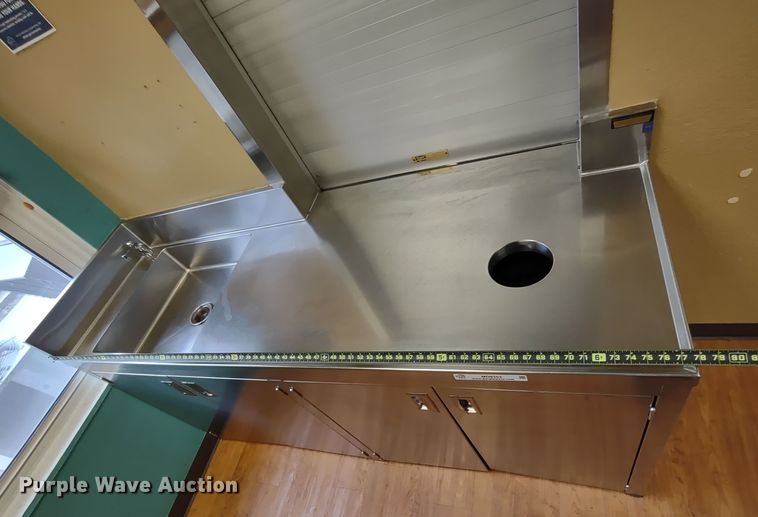 image for item MD9353 Russco  stainless steel cabinet