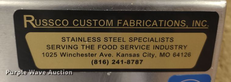 image for item MD9353 Russco  stainless steel cabinet