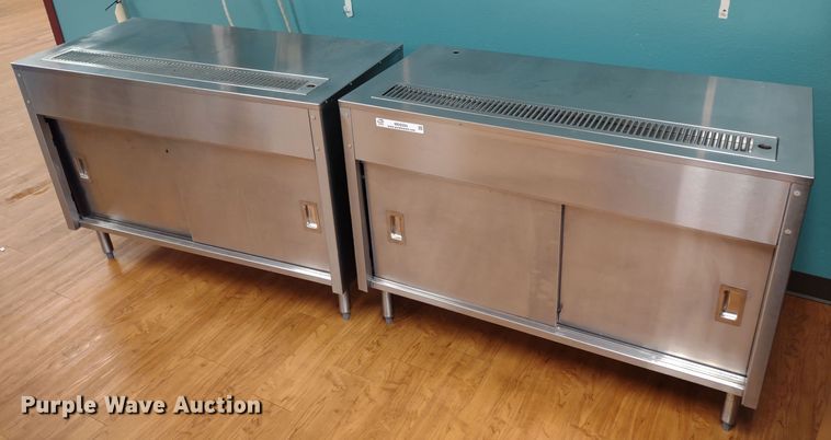 image for item MD9355 (2) Eagle US3CB stainless steel beverage cabinets