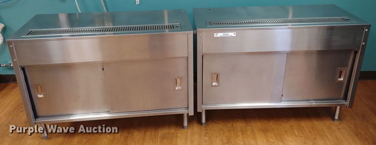 image for item MD9355 (2) Eagle US3CB stainless steel beverage cabinets