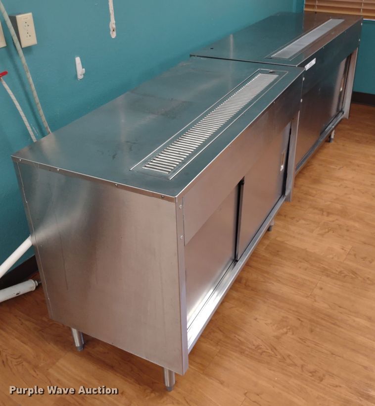 image for item MD9355 (2) Eagle US3CB stainless steel beverage cabinets