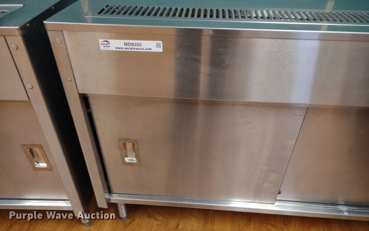 image for item MD9355 (2) Eagle US3CB stainless steel beverage cabinets