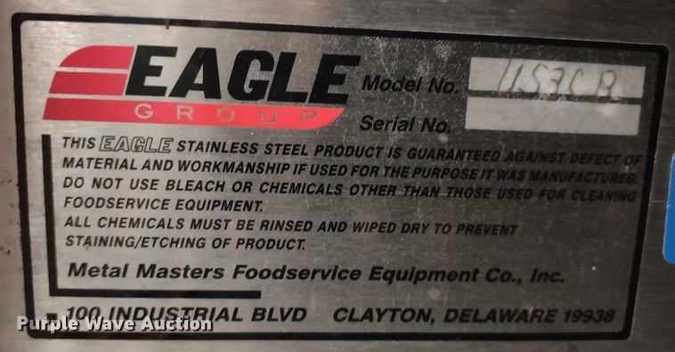 image for item MD9355 (2) Eagle US3CB stainless steel beverage cabinets