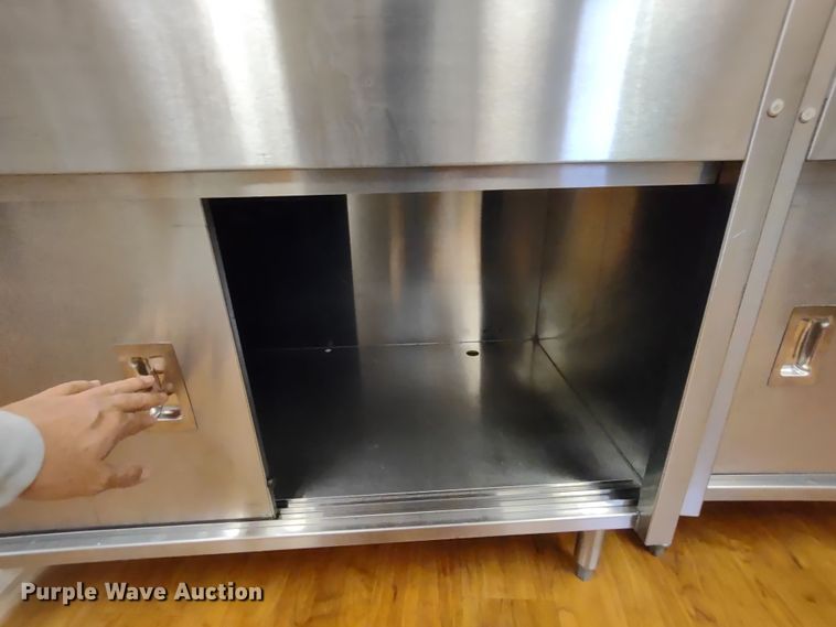 image for item MD9355 (2) Eagle US3CB stainless steel beverage cabinets