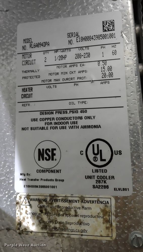 image for item MD9358 Snowman  walk-in cooler/freezer