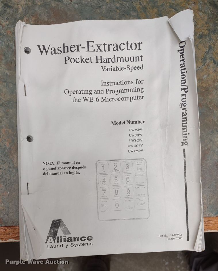 image for item MD9360 Unimac UW60PVQU50001  washing machine