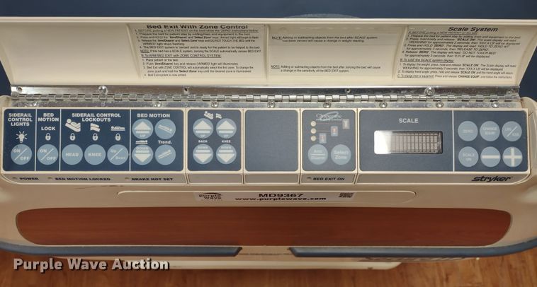 image for item MD9367 (3) Stryker Secure II hospital beds