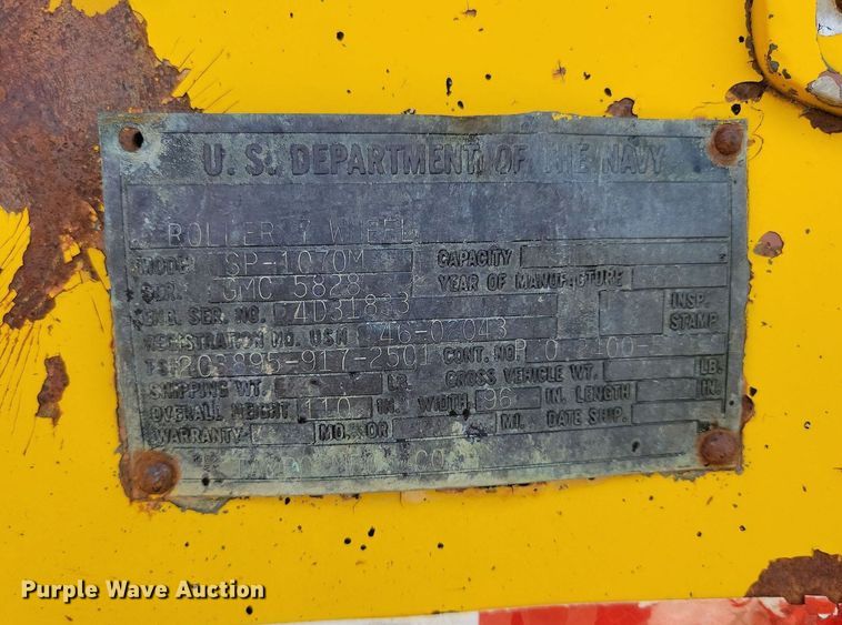 image for item ME9697 Tampo SP-1070M  pneumatic roller