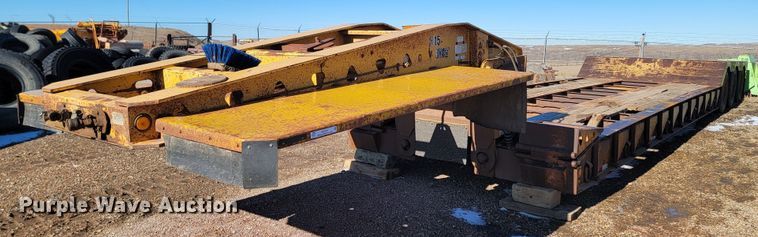 image for item ME9701 1994 Trail King TK-110-HDG  lowboy equipment trailer
