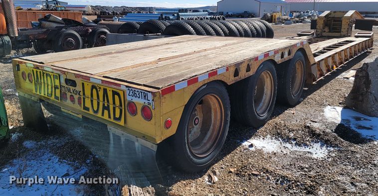 image for item ME9701 1994 Trail King TK-110-HDG  lowboy equipment trailer
