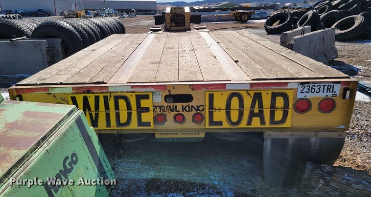 image for item ME9701 1994 Trail King TK-110-HDG  lowboy equipment trailer