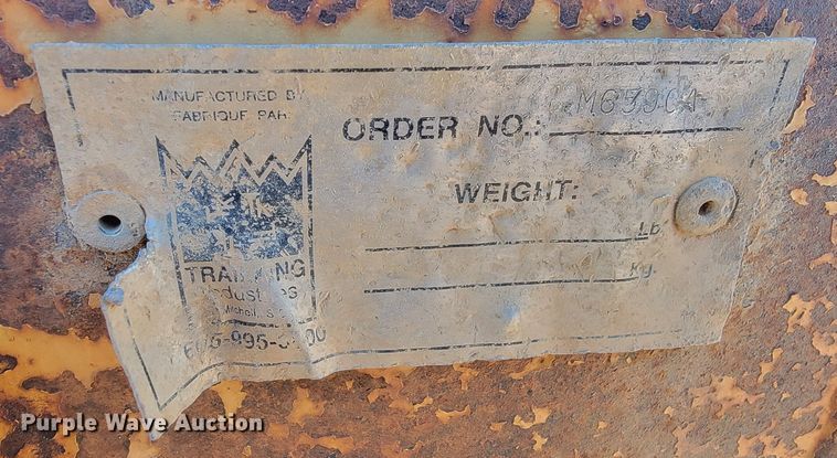 image for item ME9701 1994 Trail King TK-110-HDG  lowboy equipment trailer