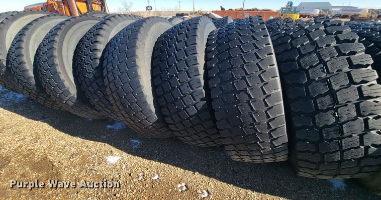 image for item ME9703 (13) Goodyear 17.5R25 tires